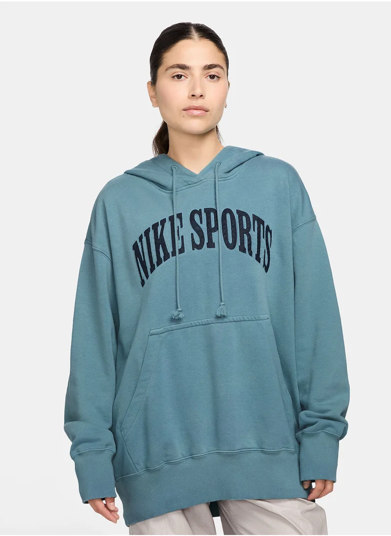 نايكي Nsw Fleece Over-Sized Hoodie