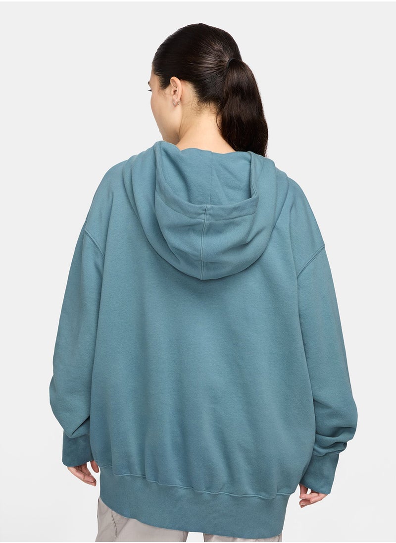Nike - Nsw Fleece Over-Sized Hoodie - Image 1