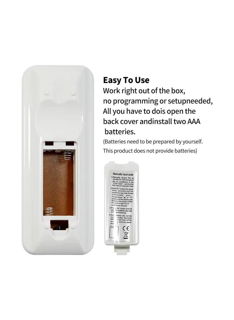 Chappeline MR01 Universal AC Remote Control AC Digital LCD for Air Conditioner A/C Remote - White - Image 2