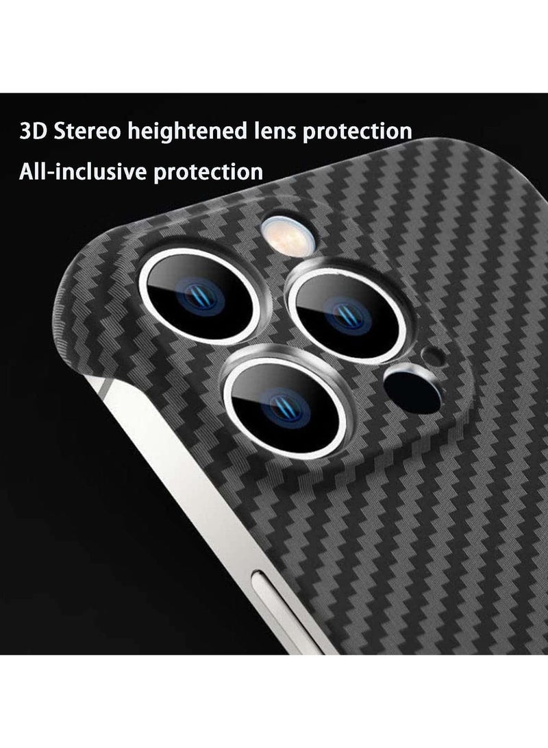general Case for iPhone 15 Pro Max, Carbon Fibre Textured Bezel-less Case, Mag-Safe Compatible, Military Grade Drop Protection Bezel-less Case - Image 3