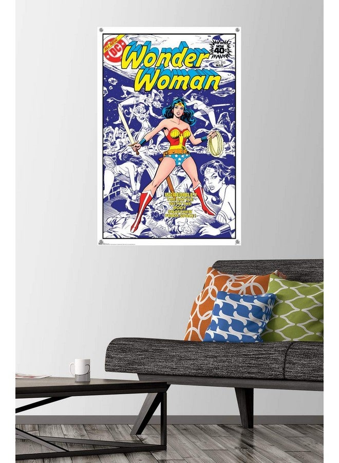 Trends International Dc Comics Wonder Woman Cover Wall Poster With Push Pins - Image 2
