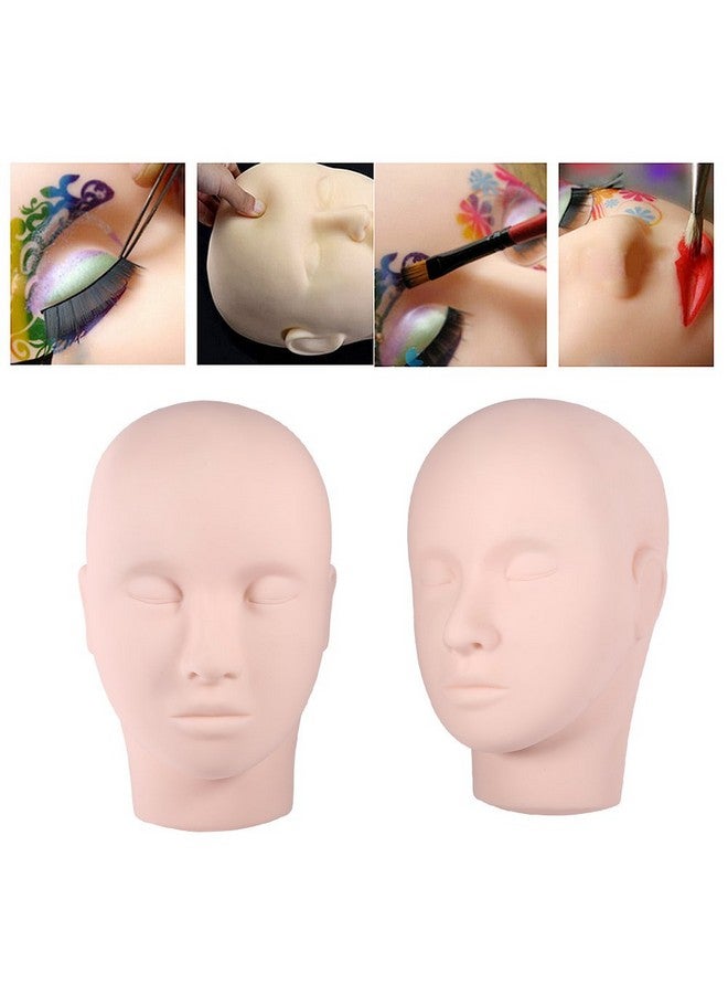 Ymiko Facial Injection Mannequin1Pc Upgraded Make Up Eyelash Eye Lashes Extensions Practice Mannequin Training Head Model - Image 3