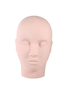 Ymiko Facial Injection Mannequin1Pc Upgraded Make Up Eyelash Eye Lashes Extensions Practice Mannequin Training Head Model  - Image 1