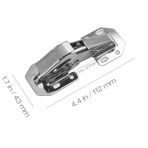 Lancher 4-Pack Hinge Easy Installation Hinges Full Overlay and Insert Hinge for Drawer Window Cupboard Soft Close Cabinet Door Hinges - Image 4