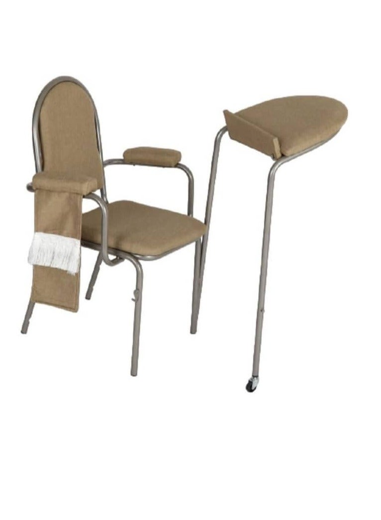 Generic Brown metal prayer chair 