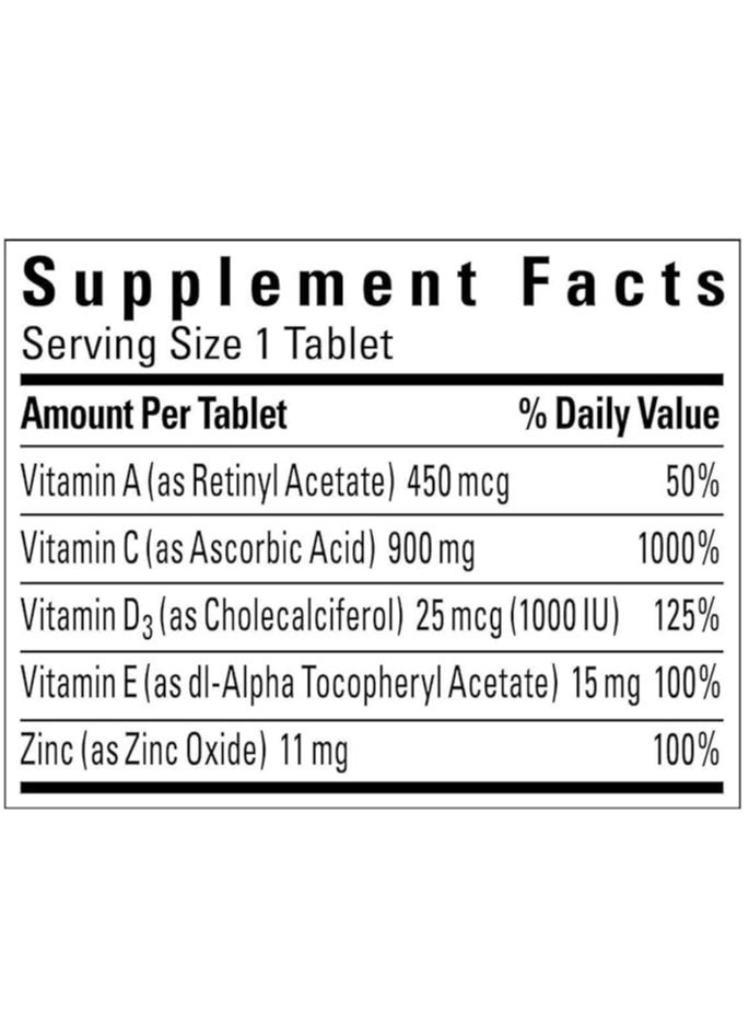 Nature Made Super C with Vitamin D3 and Zinc, 200 Tablets - Image 2
