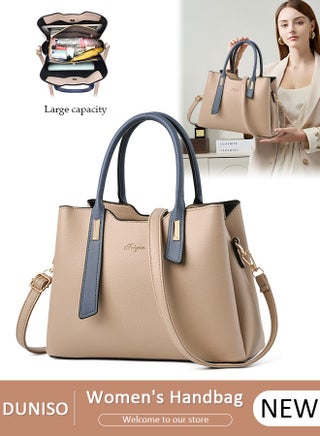 Women's Elegant Tote Bag Handbags with Large Capacity Faux Leather Shoulder Bag Ladies Fashion Designer Satchel Crossbody Bag with Detachable Strap for Ladies - pzsku/Z81F2AA1A726A6257BFFEZ/45/1762767139/faceecff-ada8-43cb-ab6d-829ae05ecde8
