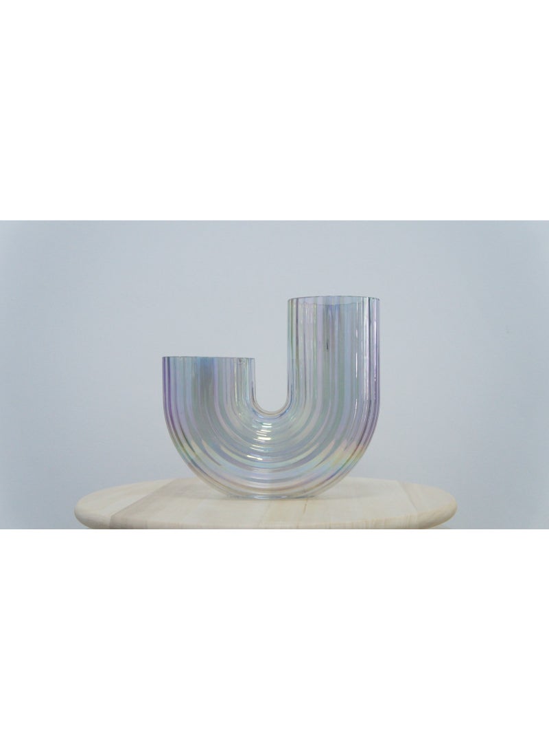 RAINBOW INSPIRED GLASS VASE - Image 1