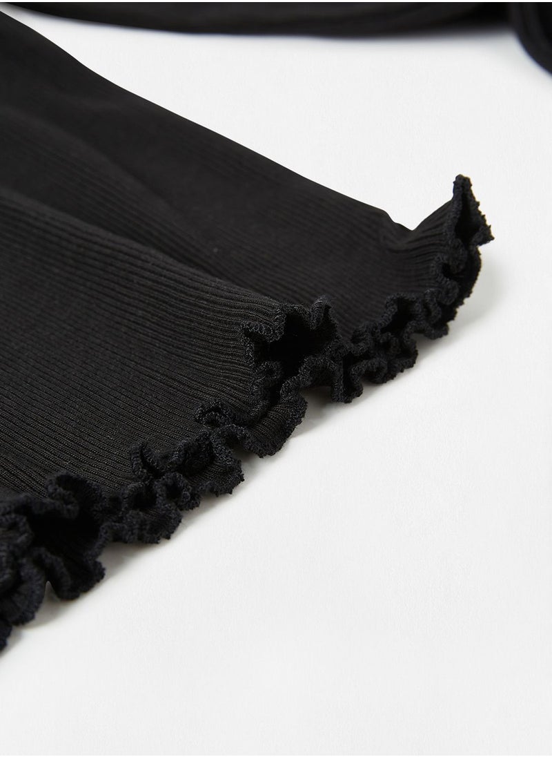 MANGO - Youth Knitted Long Sleeve T-Shirt - Image 1