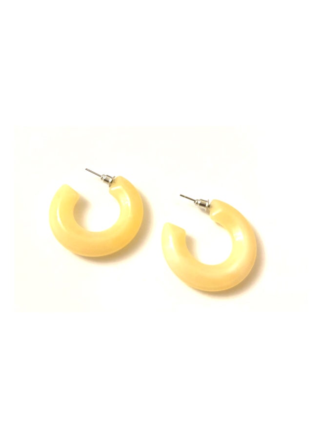 Trio Earrings Yellow Silver rod earrings  - Image 3