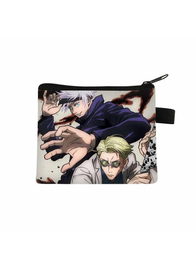New Hot Gojo Satoru Children's Coin Purse, Large Capacity Storage Key Card Holder, Student Mini Cute Small Bag