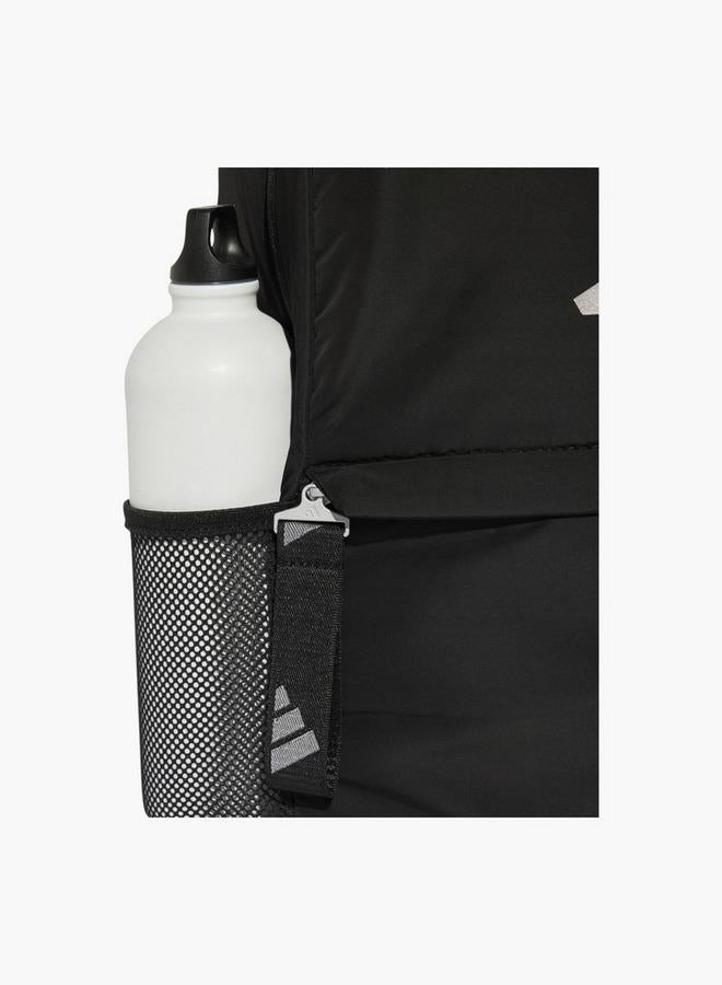 Adidas Logo Print School Backpack With Adjustable Shoulder Straps And Zip Closure - Image 5