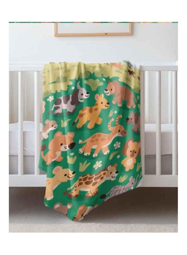 general Children's or student cartoon flannel thin blanket (warm and comfortable, suitable for sleep, games) 100cm*150cm - 695 - Image 5