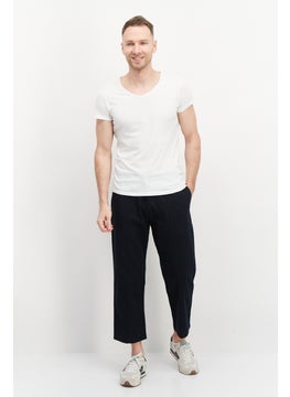 Esprit x Rest and Recreation Men Regular Fit Drawstring Chino Pants, Dark Navy  - Image 4