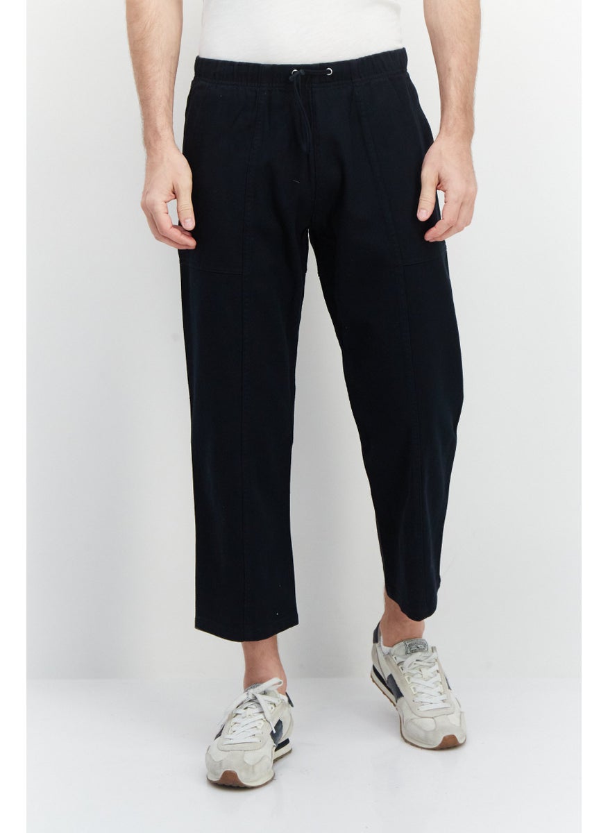 Esprit x Rest and Recreation Men Regular Fit Drawstring Chino Pants, Dark Navy  - Image 1