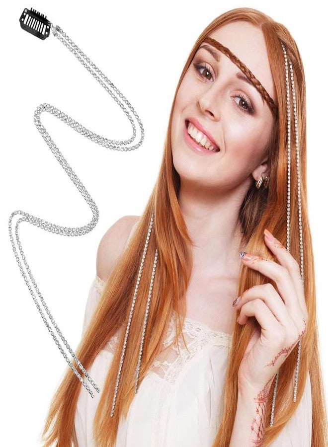 RECTYO GALLERY 6 pcs Rhinestone Hair Chains Rhinestone Hair Accessories, Hair Gems Rhinestones for Braids for Women - Image 5