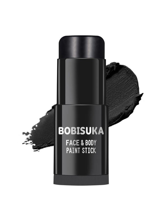 BOBISUKA Black Face Body Paint Stick, Eye Black Sticks for Sports Baseball Softball Football, Waterproof Eyeblack Painting Kit for Halloween Skeleton Skull SFX Cosplay Special Effects Costume Makeup - Image 1