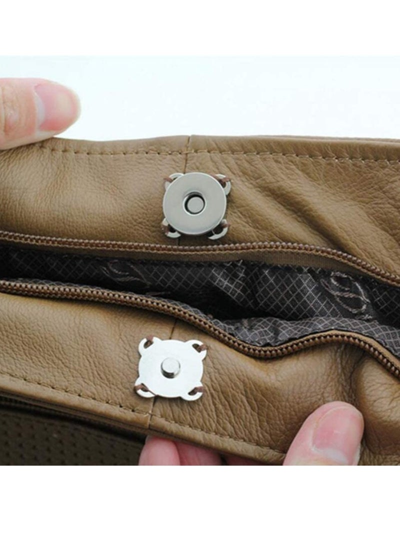 Excefore 20 Sets Magnetic Button Clasps Snaps Fastener Clasps for Purses Handbag Clothes Scrapbooking Closure Fastener Sewing Craft DIY for Sewing Craft Purses Bags Clothes - Image 3