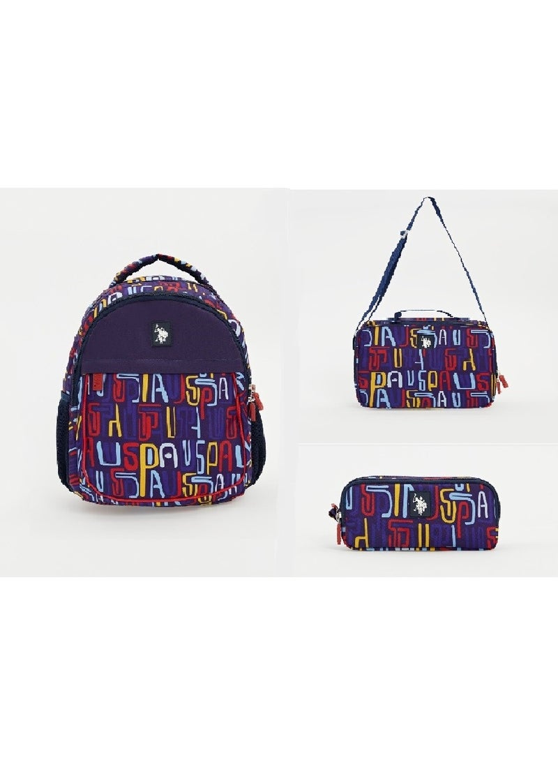 Dönmezler U.S. Polo Assn. School, Lunch and Pencil Bag Set of 3  - Image 1