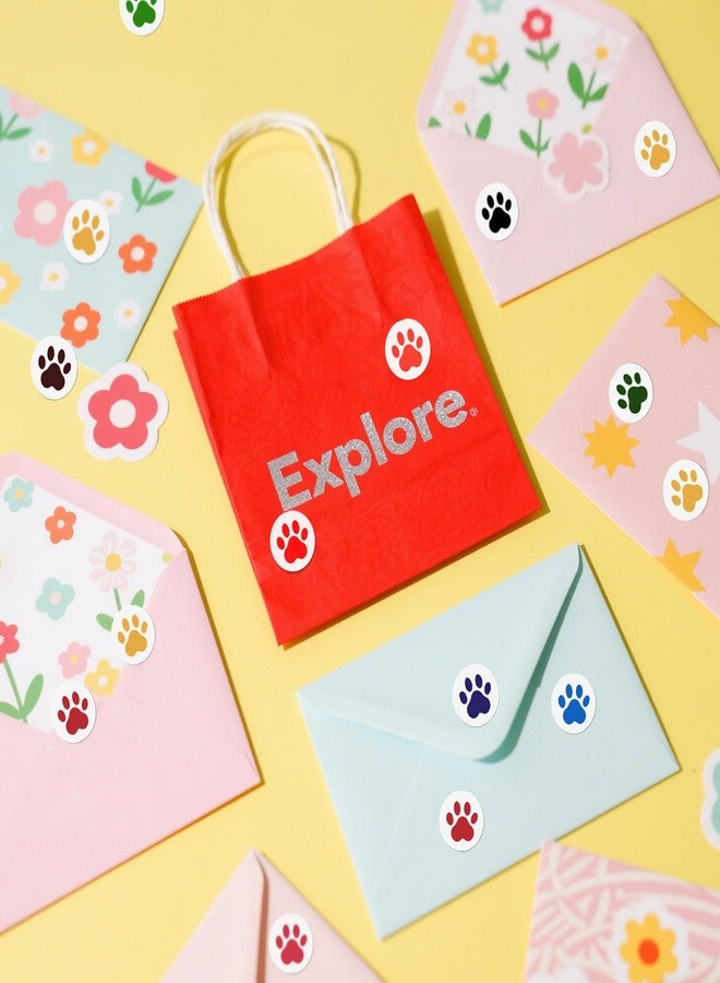 Linsuminn Paw Print Stickers, 6000 PCS Small Dog Paw Stickers, 10 Colors Dog Puppy Paw Print Labels, Mini Incentive Reward Sticker for Kids, Cartoon Behavior Chart Sticker for Students Teachers Classroom Supply - Image 4