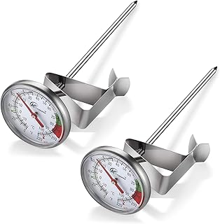 KT THERMO KT THERMO Instand Read 2-Inch Dial ThermometerÃ¯Â¼Ë†2-PackÃ¯Â¼â€°, Best for The Coffee Drinks,Chocolate Milk Foam  - Image 1