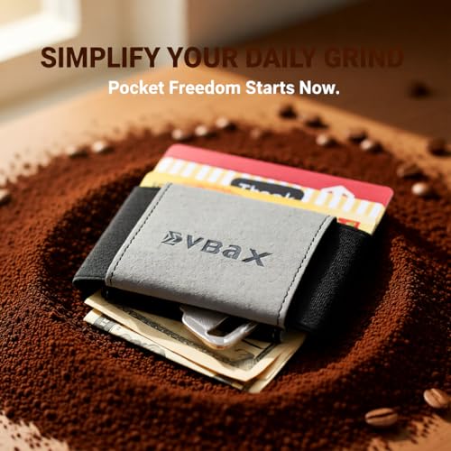 VBAX Elastic Wallet for Men & Women – Slim Minimalist Front Pocket Credit Card Holder, Stretch Fabric Design Fits 10 Cards & Cash – Compact Everyday Carry Wallet for Travel & Daily Use - Image 5