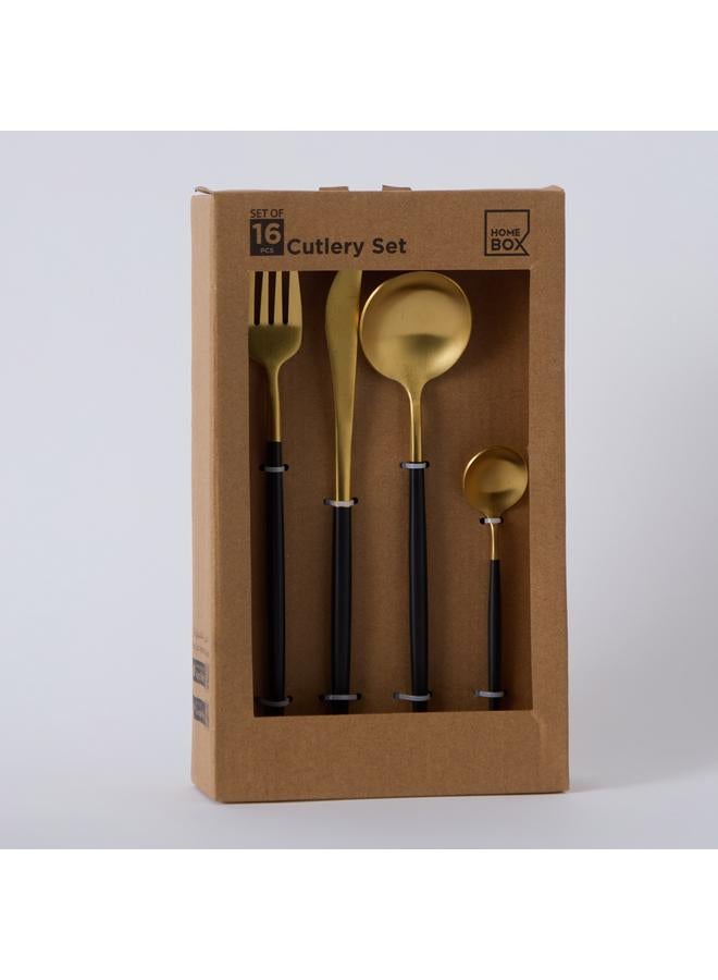Home Box Emma 16-Piece 18/0 Stainless Steel Cutlery Set - Image 4