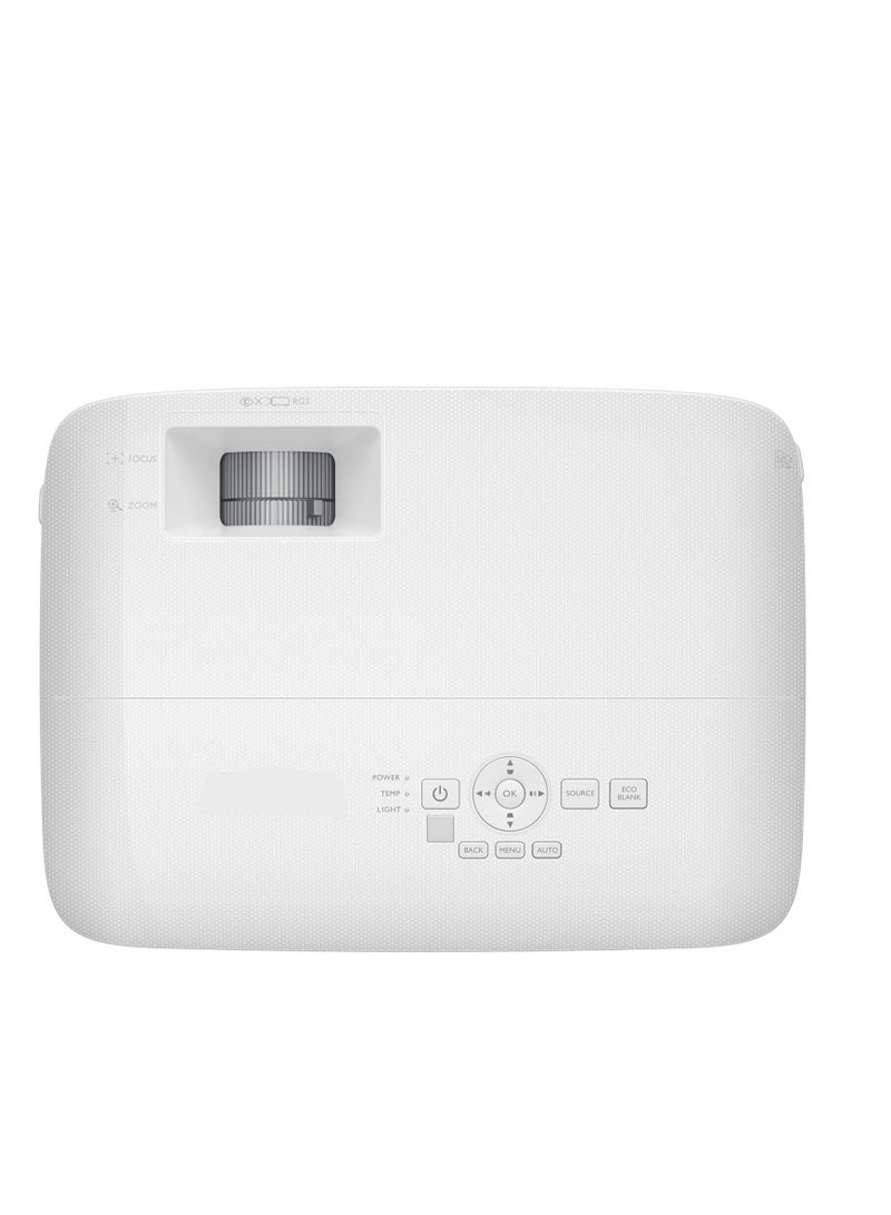 Projector with Digital Light Processing (DLP) technology, 4000 lumens, 20000:1 contrast ratio, dual HDMI ports, high contrast 20000:1, VGA, automatic keystone correction, Smart Eco technology. - Image 2