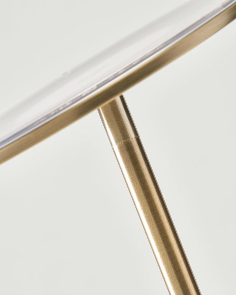 Brightech Sky LED Floor lamp for Living Rooms & Offices -Torchiere Super Bright , Dimmable, Tall Standing Lamp for Bedroom Reading - Gold Brass - Image 5