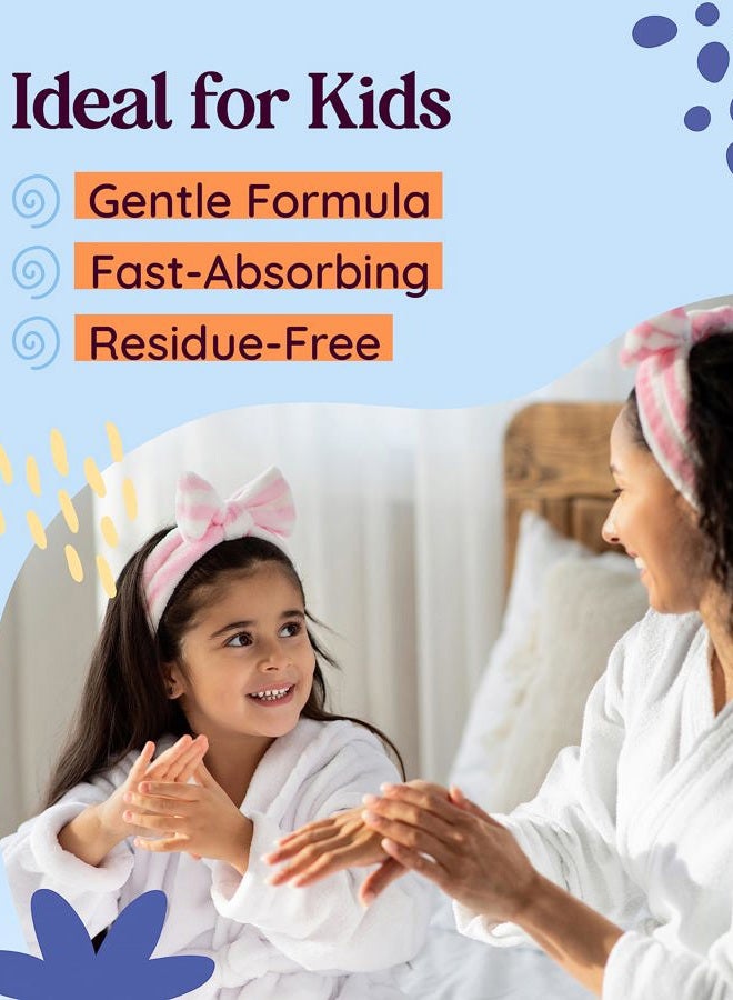 Mindfully Natural Magnesium Cream For Kids and Babies - Calming Body Lotion for Bedtime - Magnesium Chloride with Arnica and MSM in Organic Aloe & Shea Butter Base 3.69 oz (Unscented) - Image 2