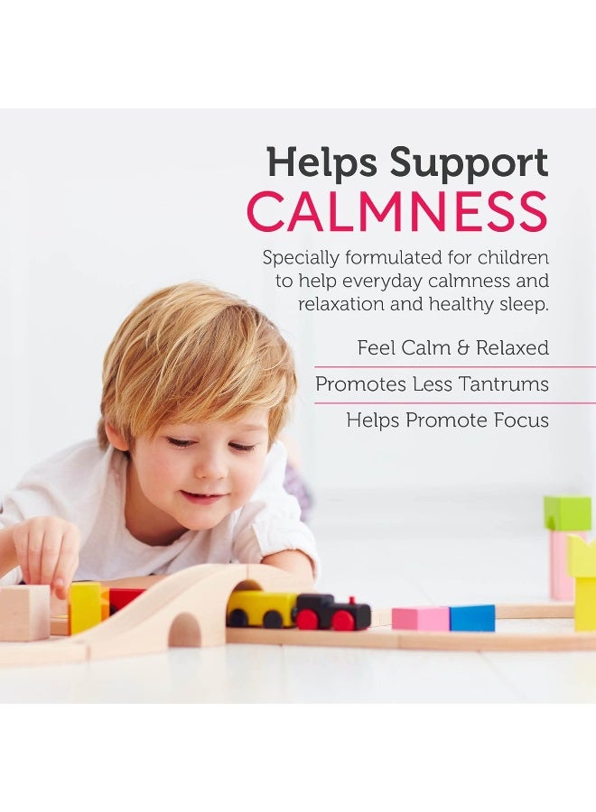 زاهلير تركيبة دعم الاسترخاء للأطفال من ChildCalm بنكهة الفاكهة، 60 قرصًا قابلاً للمضغ - Image 3