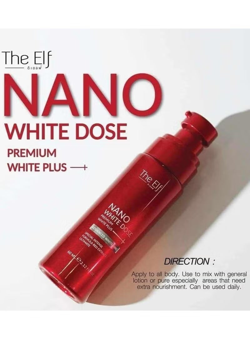 The Elf Nano White Dose Brightening Serum - 60ml | Hydrating Facial Serum with Vitamin C & Hyaluronic Acid | Skin Tone Support Formula - Image 2