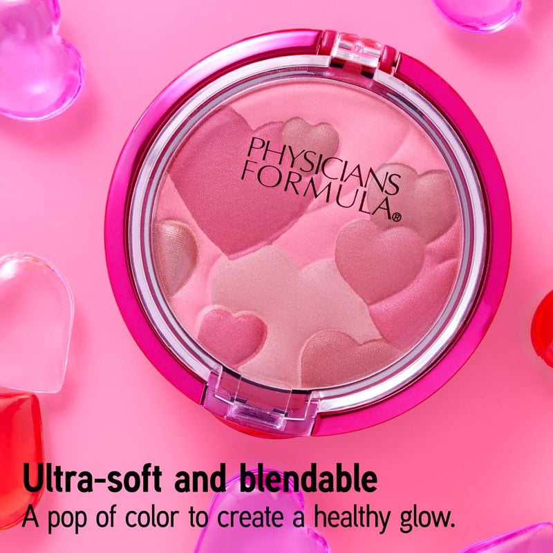 Physicians Formula Happy Booster Glow & Mood Boosting Blush, Silky Smooth Formula, Hypoallergenic, Blends Easily with Radiant Finish â€“ Rose - Image 2