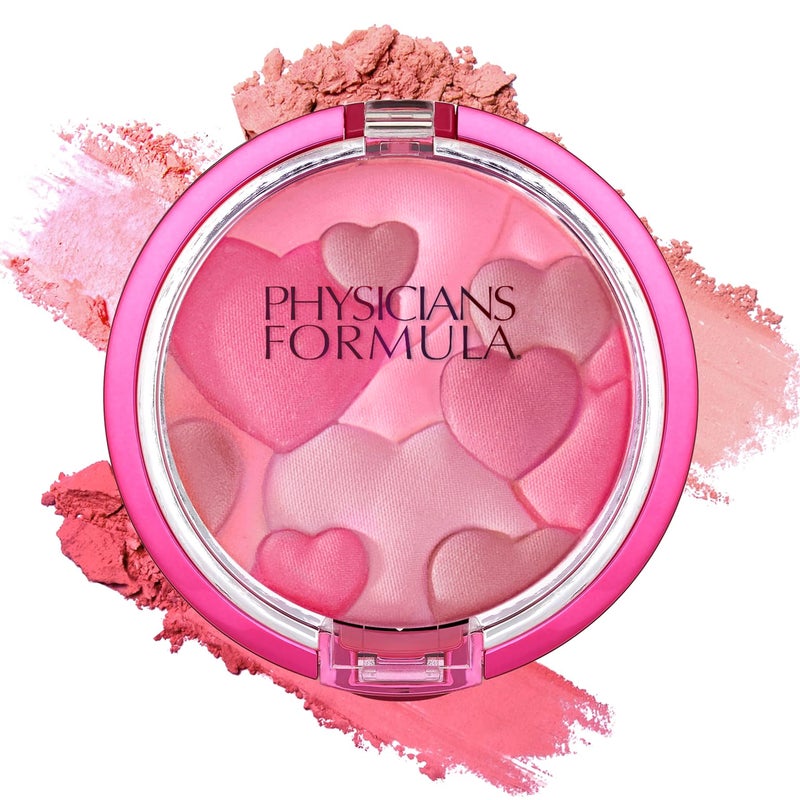 Physicians Formula Happy Booster Glow & Mood Boosting Blush, Silky Smooth Formula, Hypoallergenic, Blends Easily with Radiant Finish â€“ Rose - Image 1