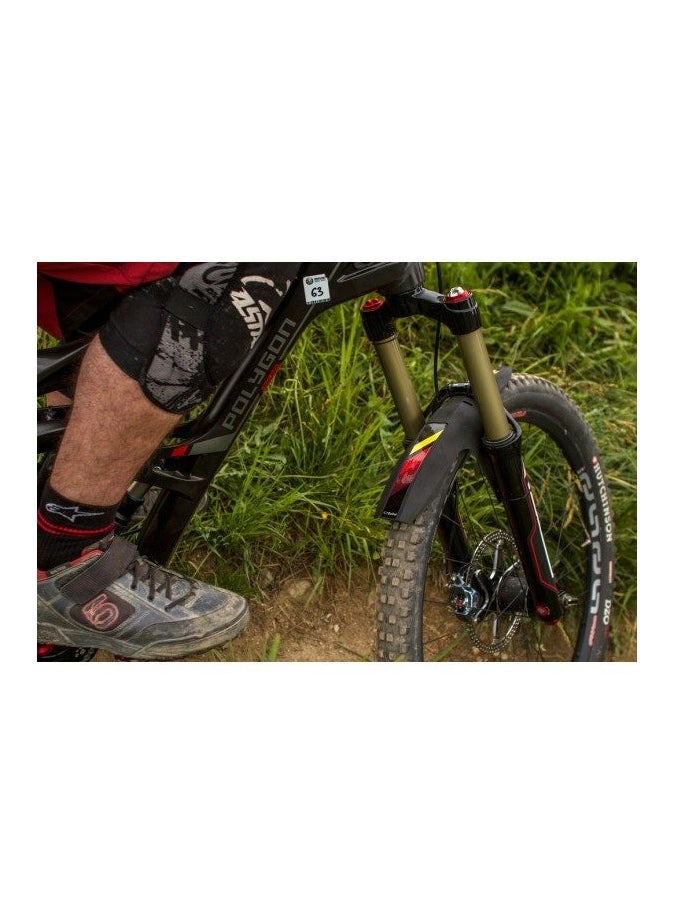 ZEFAL DEFLECTOR FM20 , MTB front fender , can be customized with the 3 available stickers ,  made in France  - Image 5