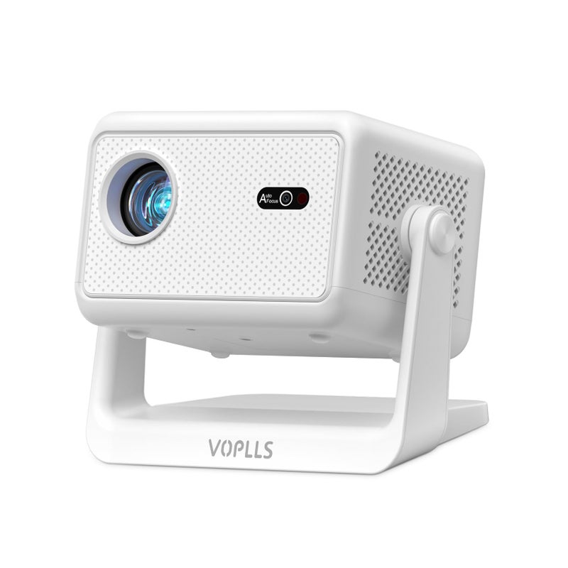 VOPLLS 【Officially-Licensed APP & 1800 ANSI】Smart Mini Projector with WiFi and Bluetooth 4K Support, VOPLLS Auto Focus/ Keystone Outdoor Portable Movie Phone Video Proyector for Bedroom/Home/Wall/Ceilling - Image 3