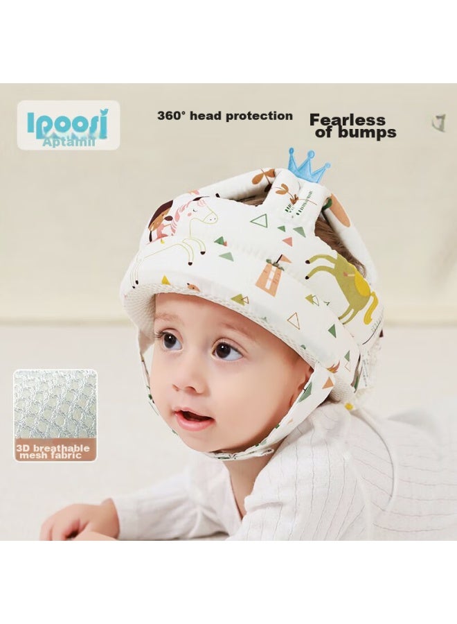 Lovebox Aibaoshi Baby Anti-fall Hat, Anti-fall Pad, Baby Walking Head Protection Pillow, Mesh Breathable, Toddler Walking Aid, Weier Qishi S337 - Image 1