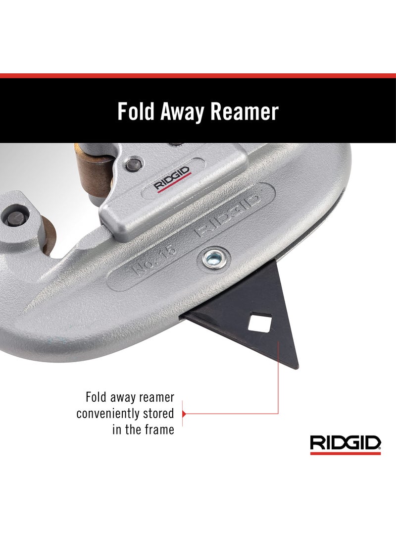 RIDGID Ridgid 32920 model 15 Screw Feed Tubing Cutter, 3/16" To 1-1/8" Tube Cutter  - Image 4