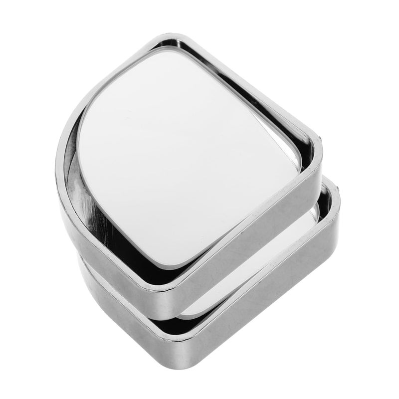 2Pcs Convex Blind Spot Mirrors 4 Inch Frameless Wide Angle For Car SUV Safety - Image 2