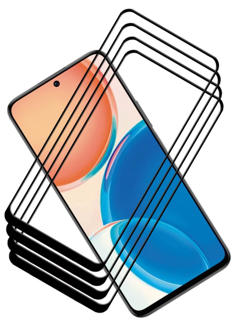 ACLIX 4 Pieces Antistatic ESD Dustproof Premium Quality High Definition Tempered Glass Screen Protector Designed For Honor X8 - Image 1