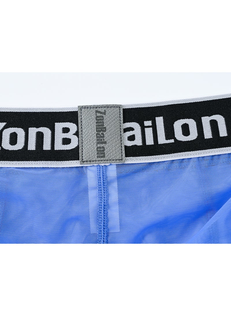 ZONBAILON Men's Ultra Thin See-Through Mesh Boxer Briefs, ZonBaiLon Breathable Nylon Spandex Underwear, Sizes M-3XL, Multi Colors Available - Image 4