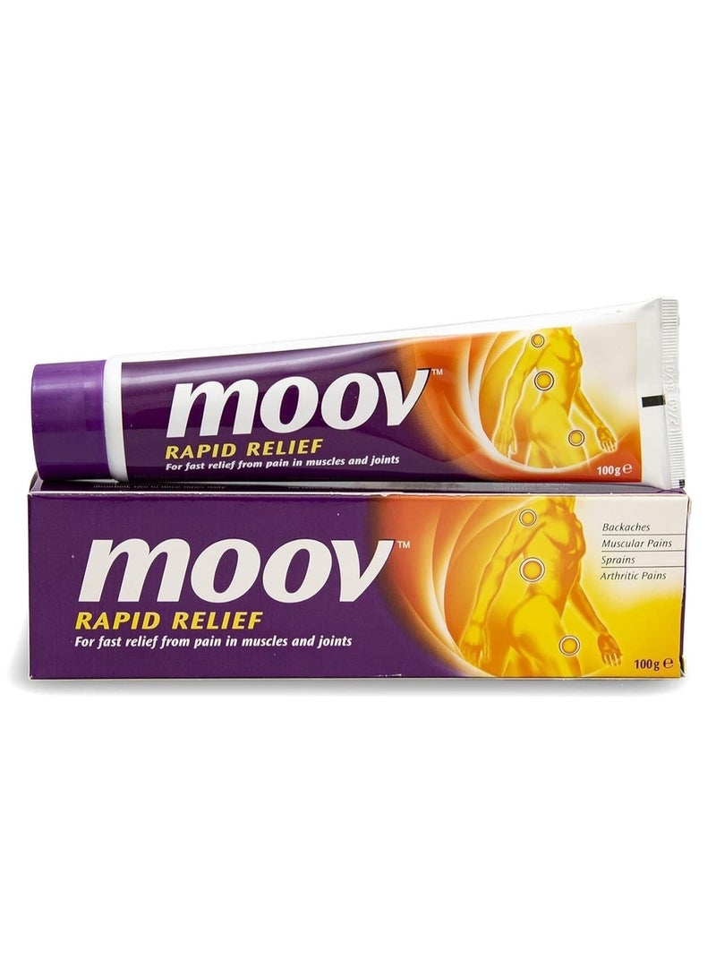 Moov Rapid Relief Ointment Fast Relief Cream For Pain In Muscles And Joints-100 g 