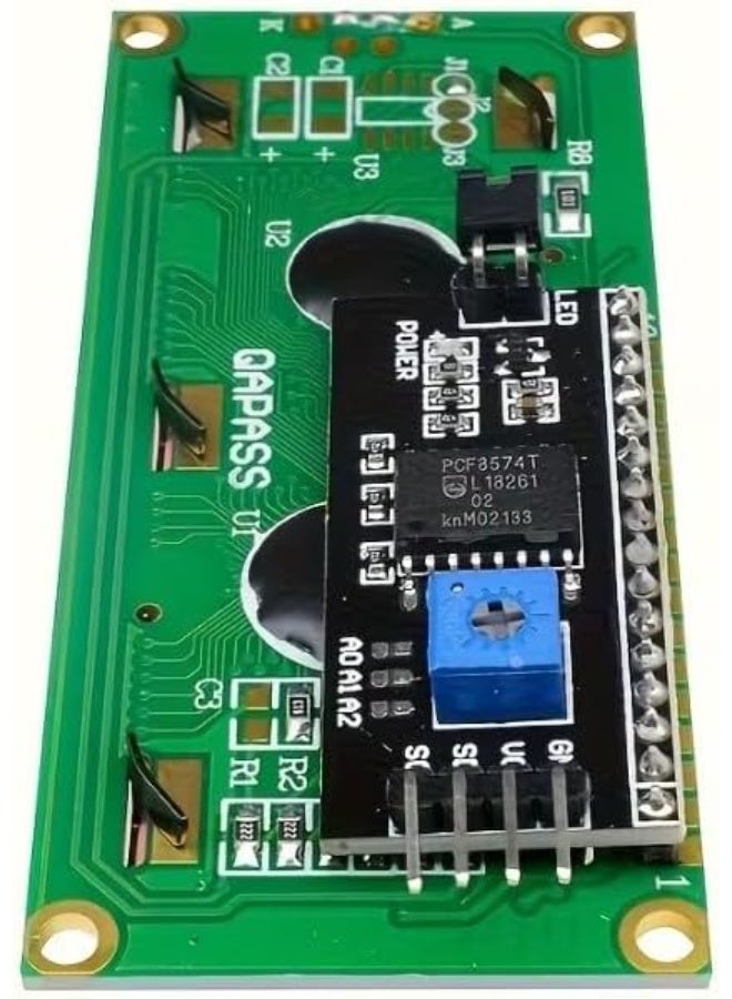 وحدة عرض LCD I2C 1602 من فيرست مون 16x2 مع إضاءة خلفية زرقاء | متوافقة مع Arduino و Raspberry Pi و STM32 | واجهة I2C | لمشاريع IoT و DIY - Image 5