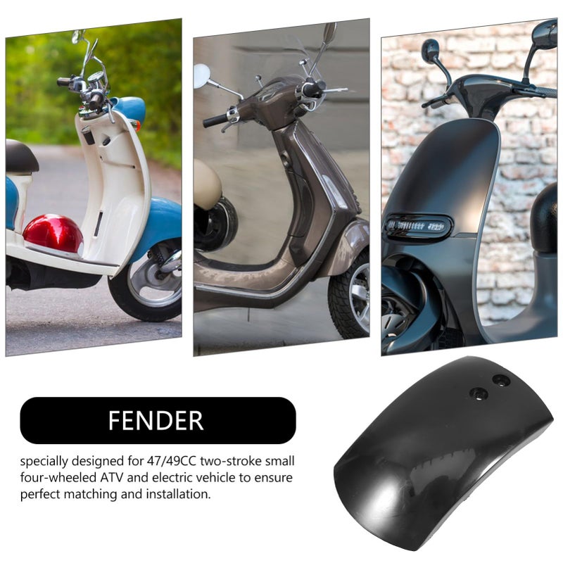 49Cc Dirt Bike Front Rear Fender Mudguard Set Black Universal Fit Easy Installation - Image 3