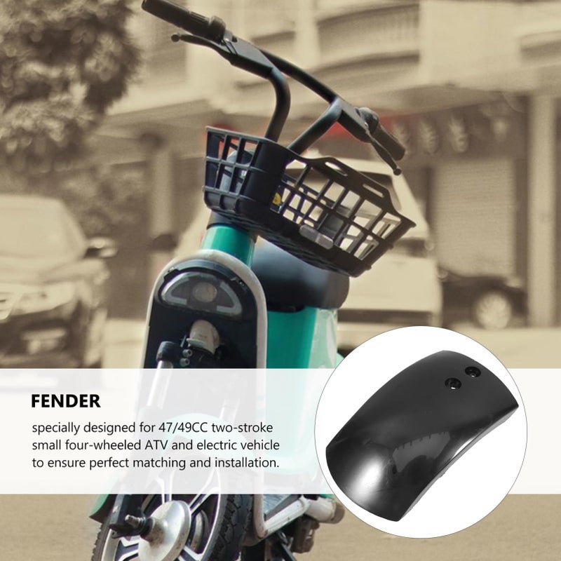 49Cc Dirt Bike Front Rear Fender Mudguard Set Black Universal Fit Easy Installation - Image 4