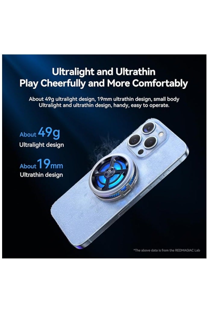 نوبيا ريد ماجيك مبرد هاتف ريد ماجيك 6 إير – مروحة تبريد خفيفة بقدرة 15 واط مع مشبك ومشتت حراري شبه موصل | مناسب لهواتف أندرويد وآيفون (مثالي لـ ببجي موبايل، كول أوف ديوتي، فورتنايت والمزيد) - Image 5