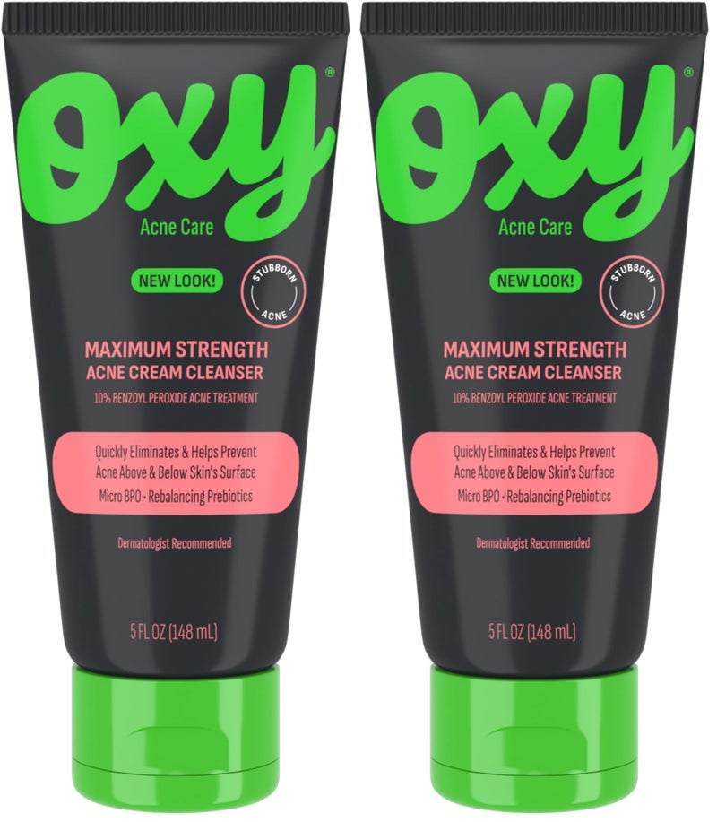 Oxy (R Maximum Strength Acne Cleanser - 5 fl oz Tube (Pack of 2) - Image 1
