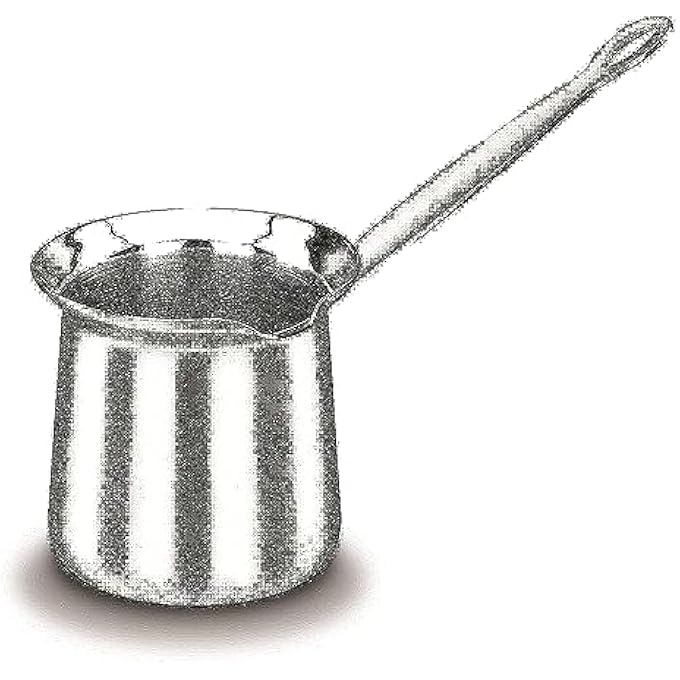 Korkmaz Classic Coffee Pan 10L  Stainless Steel Milk Pot  Silver  Ka137 - Image 1