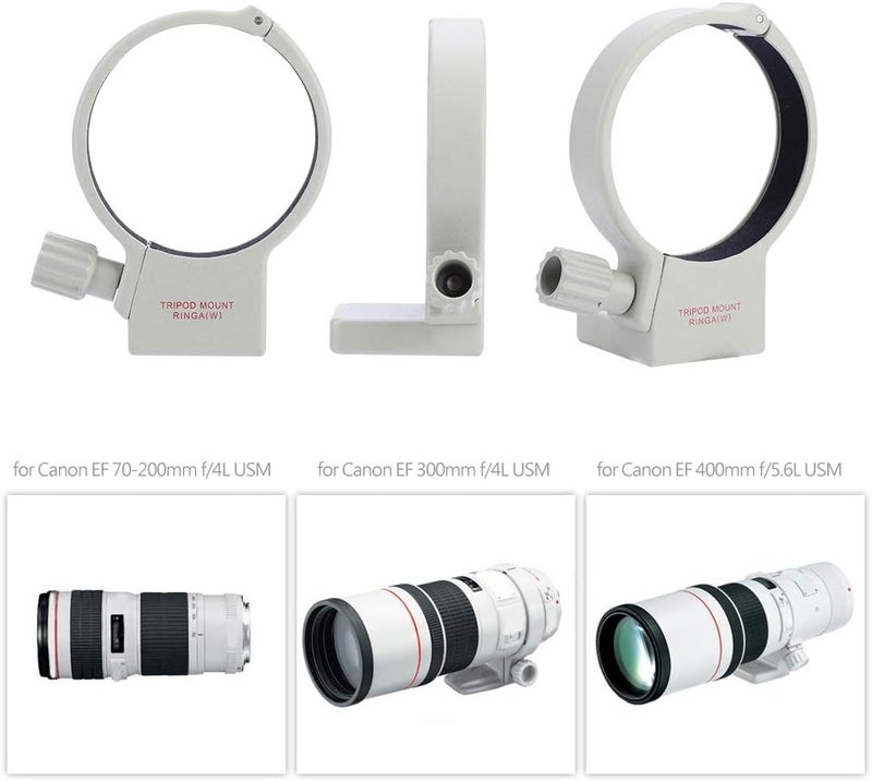 ANGGREK حلقة تثبيت حامل ثلاثي القوائم لعدسة الكاميرا 70-200mm F4/F4L USM - Image 3