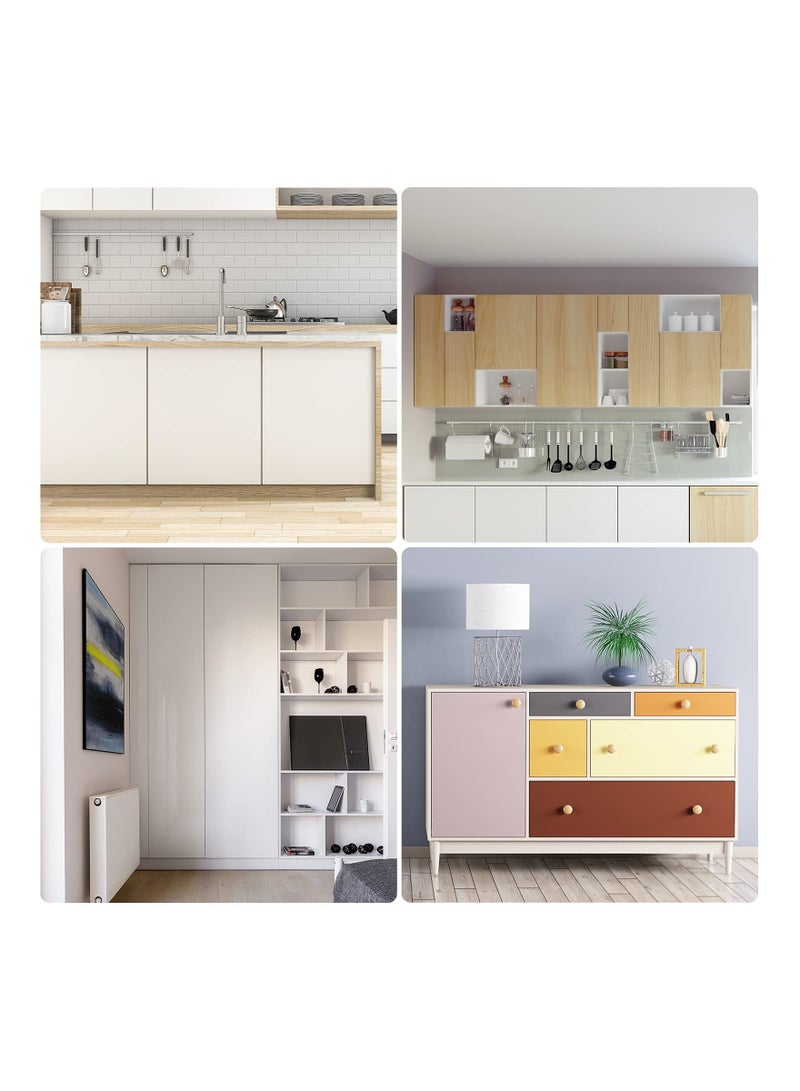 8 Pack Magnetic Cabinet Latch and Catches Strong Magnets for Kitchen Doors Heavy Duty for Closure Closet Door Magnet Cabinet Latch for Cupboard Closer Door Closing Bronze - Image 1